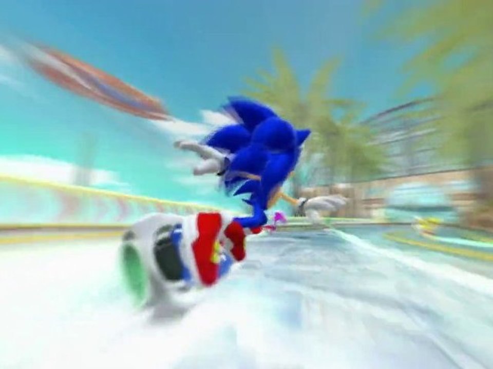 Sonic Free Riders - Trailer Line Up Kinect