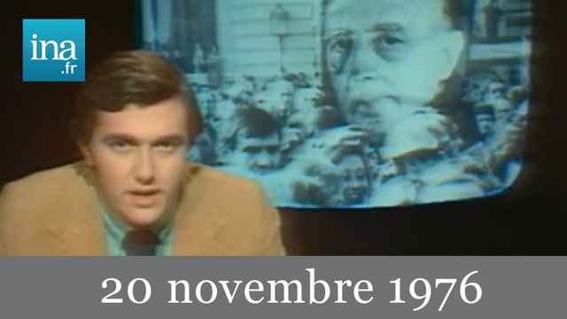20h Antenne 2 du 20 novembre 1976 - Archive INA