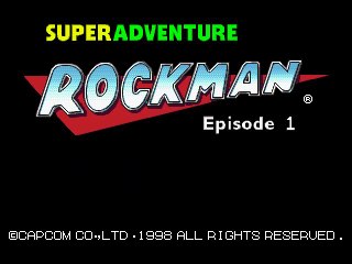 Super Adventure Rockman [Playstation] videotest