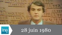 20h Antenne 2 du 28 juin 1980 - Guy Drut champion - Archive INA