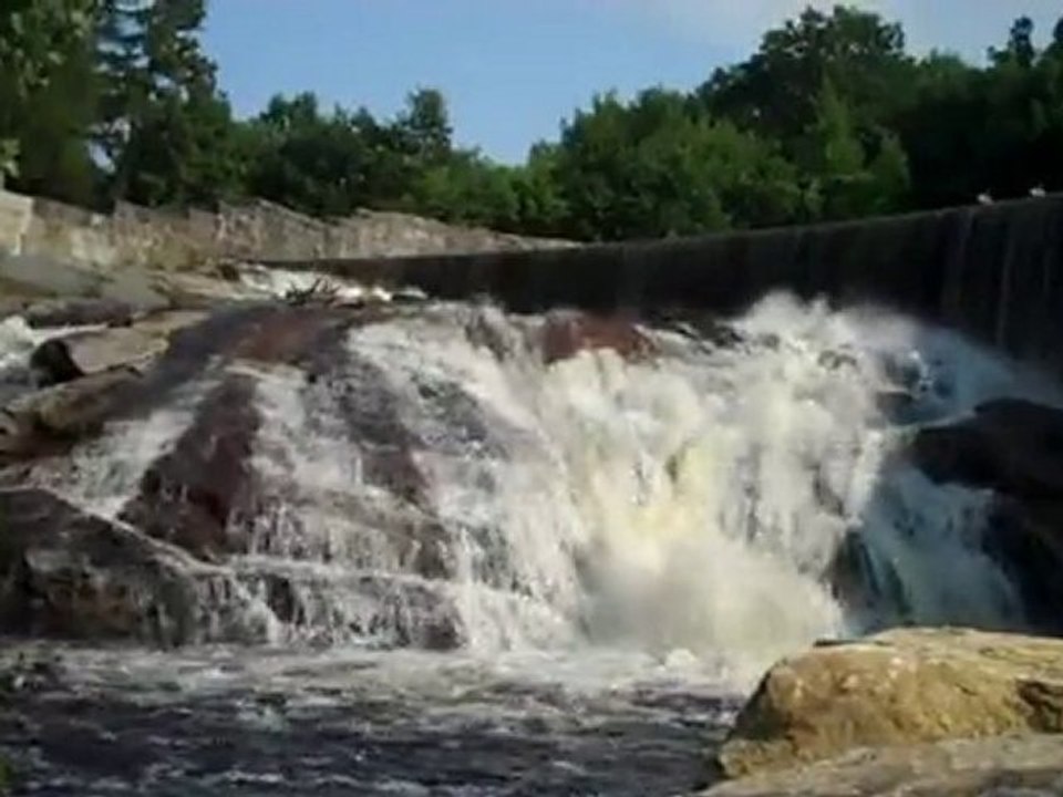 Waterfall Nature Scene