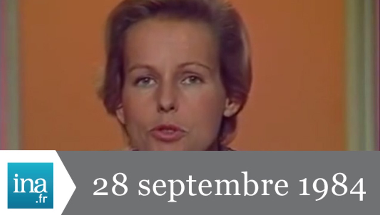 20h Antenne 2 du 28 septembre 1984 - rencontre USA/URSS - Archive INA