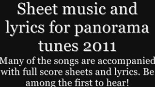 Tunes for Steelband  Panorama 2011 with Score Sheets