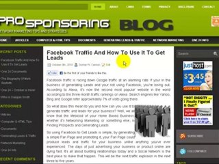 Facebook Traffic and How To Use It To Get Leads