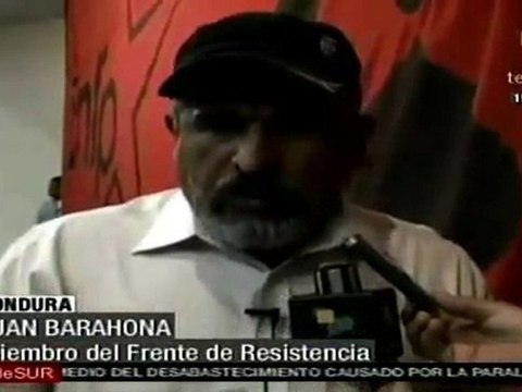 En Honduras el Frente de Resistencia Popular no dialogará con Lobo