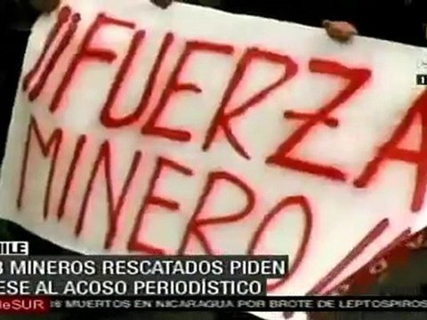 Protestas de mineros e indígenas mapuche persisten en Chile