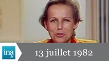 20h Antenne 2 du 13 juillet 1982 - préparation du 14 juillet - Archive INA