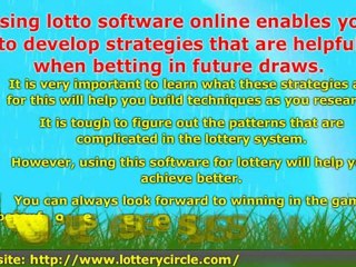 Lotto Software- Good Tool to Use in Lotto Games