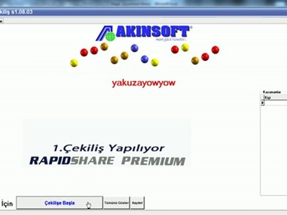 Divxlerim.Org Geleneksel Rapidshare Premium Ödüllü Çekilişi