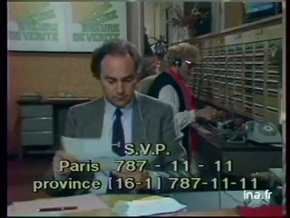 JA2 20H : EMISSION DU 14 OCTOBRE 1982