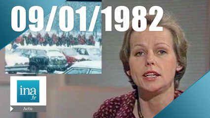 20h Antenne 2 du 09 janvier 1982 - Vague de froid sur l'Europe | Archive INA