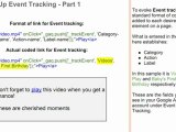 Google Analytics Education: Setting Up Event Tracking - Pt1