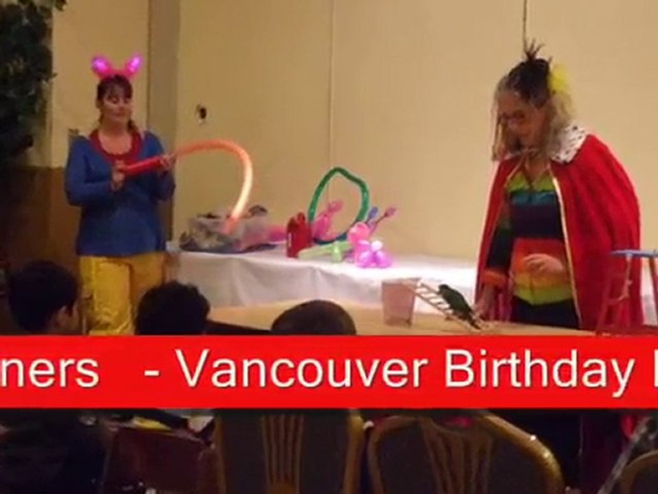 vancouver bc trẻ em tốt nhất bên khinh khí cầu hề ảo thuật ả