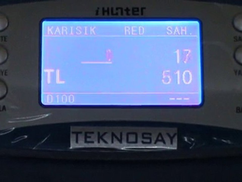 Teknosay SEETECH iHUNTER Karışık Para Sayma Makinası