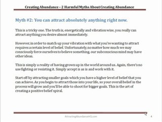 Creating Abundance -2 Harmful Myths About Creating Abundance