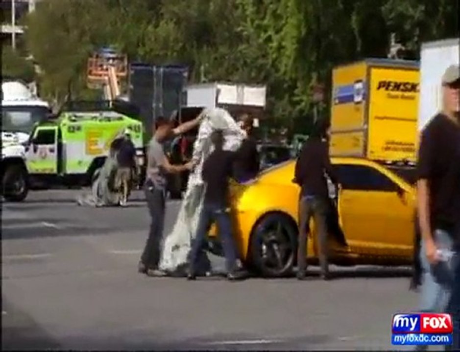 Transformers 3 setinde kaza!