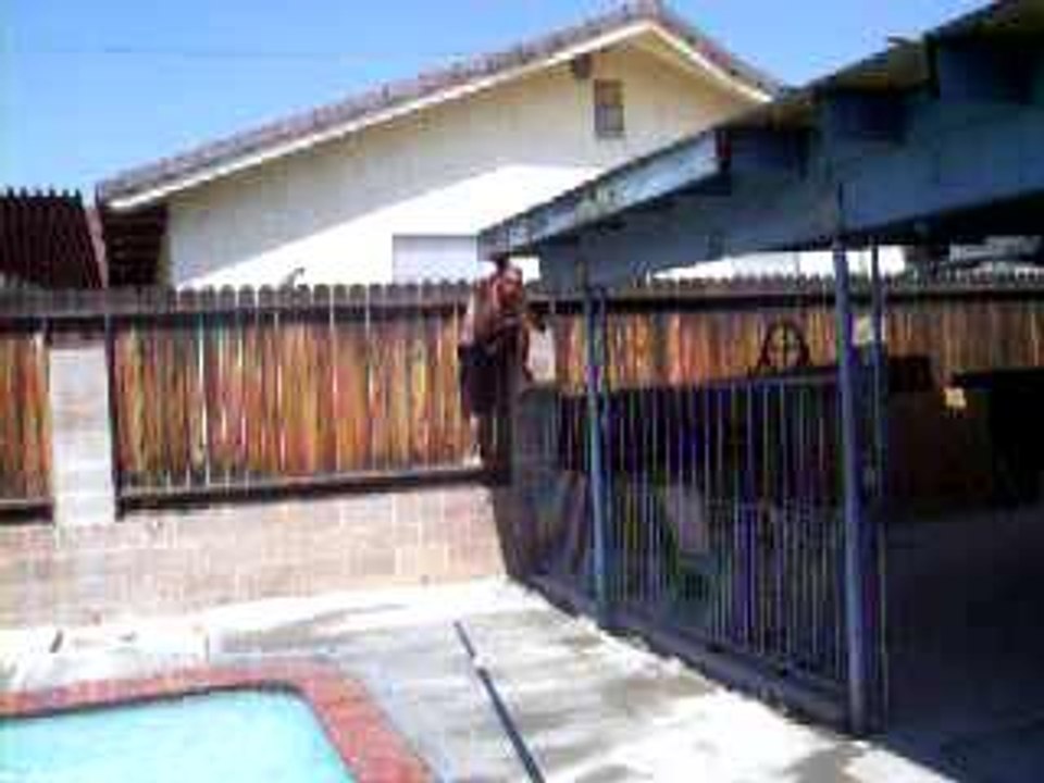 GANNER IN POOL