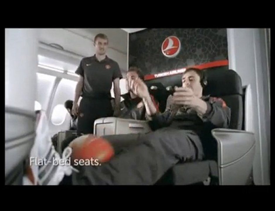 Spot-Turkish Airlines pubblicità giocatori Manchester United