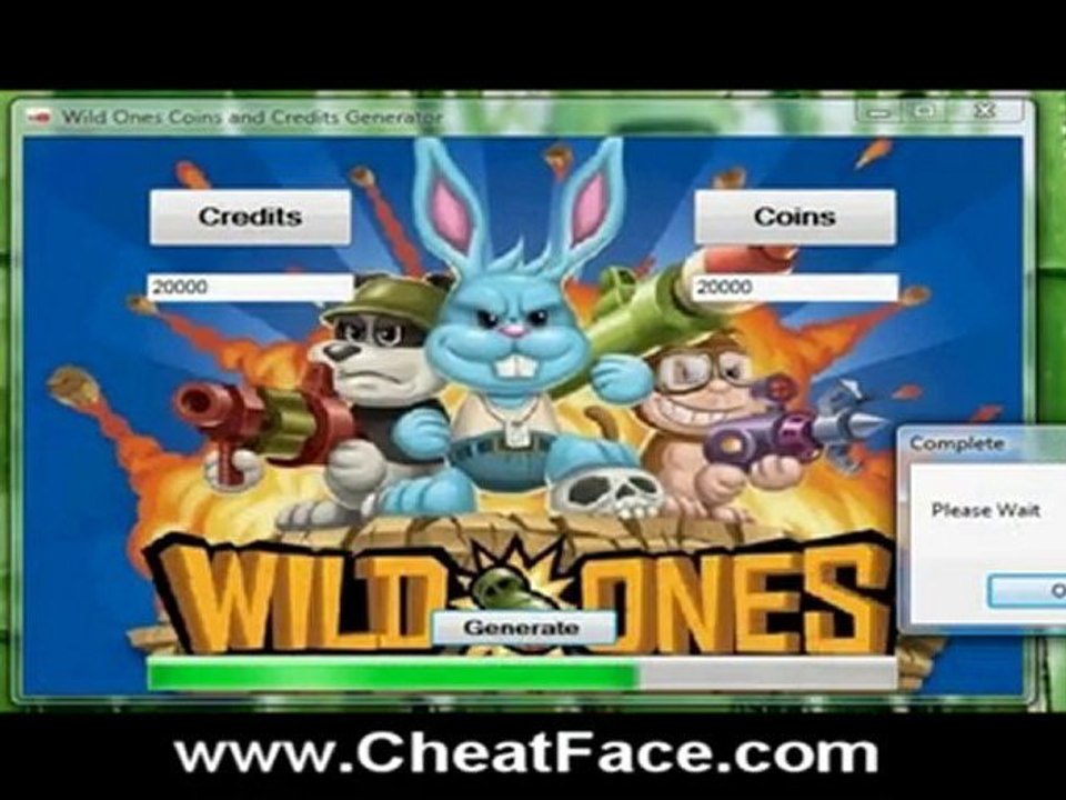 Wild Ones Generator [NEW HACK] FaceBook Credits and Coins