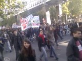 Paris, 21 octobre - Manifestation des étudiants et lycéens