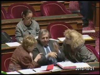 Sénat LE CAM vs Sarko-retraites