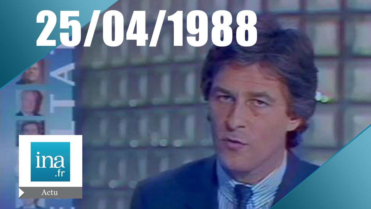 20h Antenne 2 du 25 avril 1988 - 1er tour de l'élection présidentielle - Archive INA