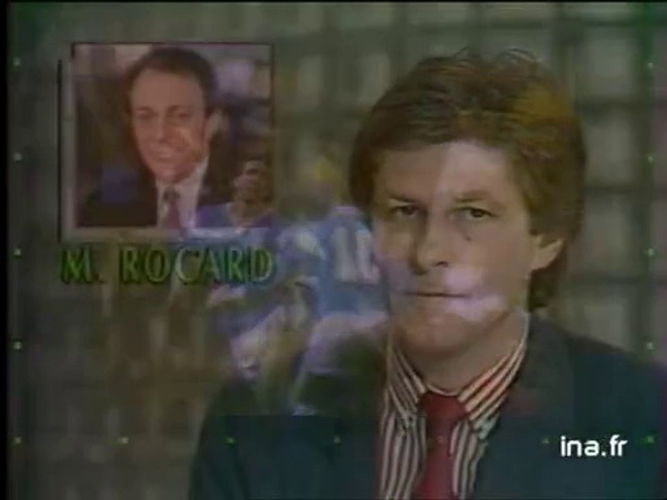 20h Antenne 2 du 10 mai 1988 - Michel Rocard 1er Ministre - Archive INA