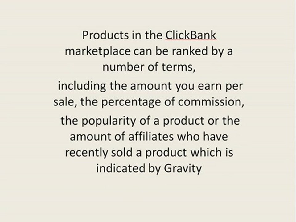Clickbank Marketplace