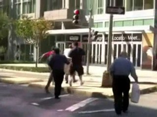 Shia LaBeouf throws coffee on paparazzo