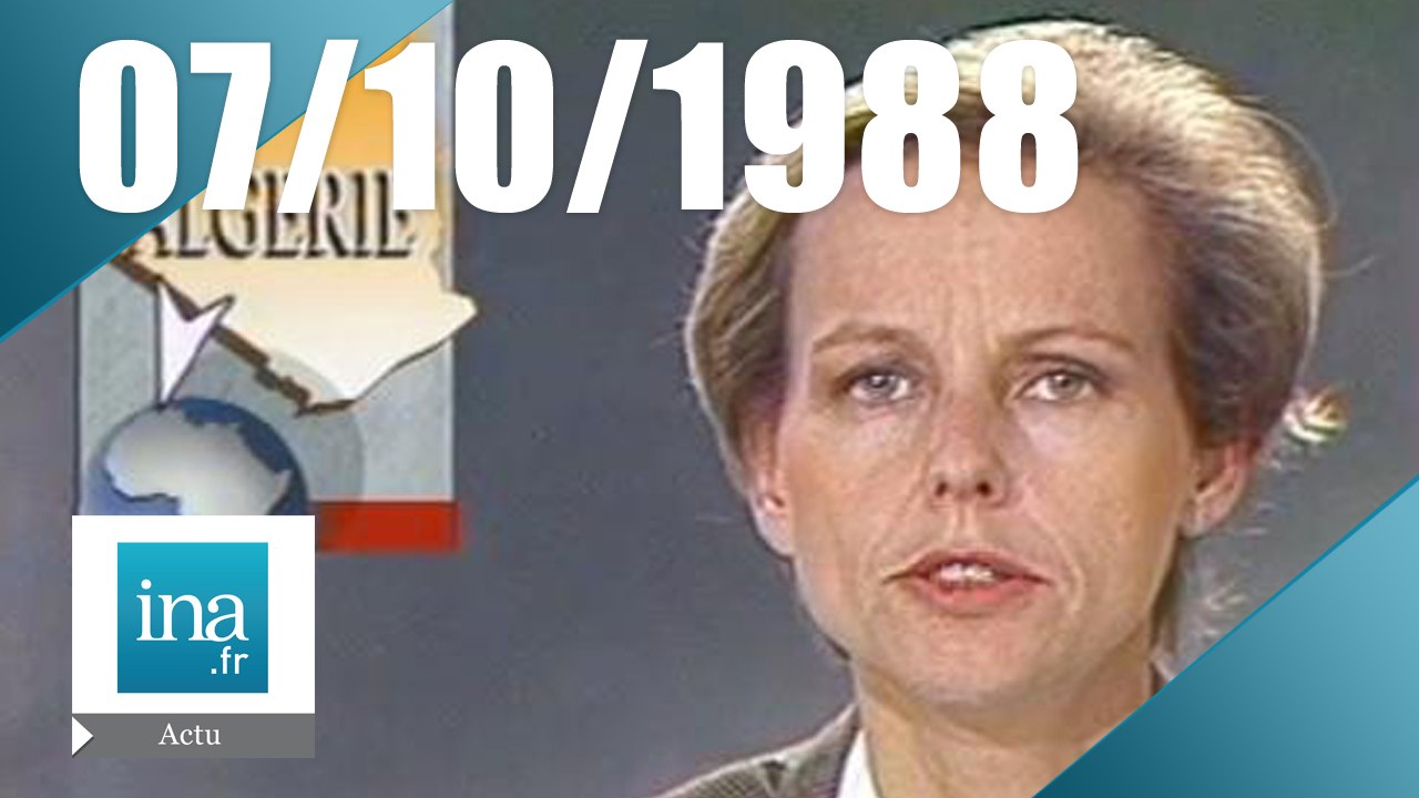 20h Antenne 2 du 07 octobre 1988 - Etat de siège en Algérie | Archive INA
