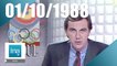 20h Antenne 2 du 1er octobre 1988 - Clôture des Jeux Olympiques de Séoul | Archive INA