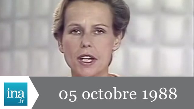 20h Antenne 2 du 05 octobre 1988 - inondations à Nîmes - Archive INA