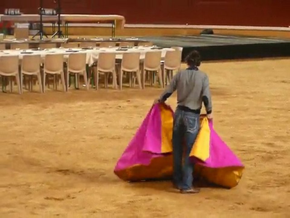 Soirée aux Arènes de Bayonne - Démo de Toreo de Salon