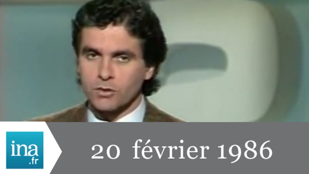 20h Antenne 2 du 20 février 1986 - Archive INA