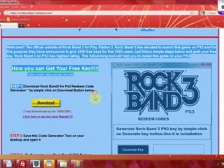 Play Station 3 ROCKBAND3 Cracks & Key Gen Free 100% Working
