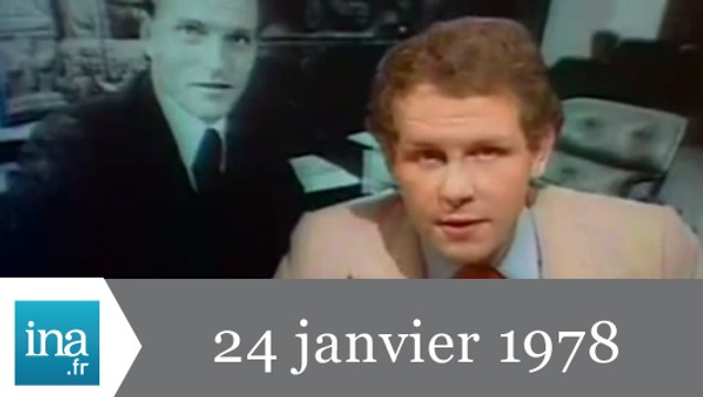 20h Antenne 2 du 24 janvier 1978 - Crash d'un satellite nucléaire - Archive INA
