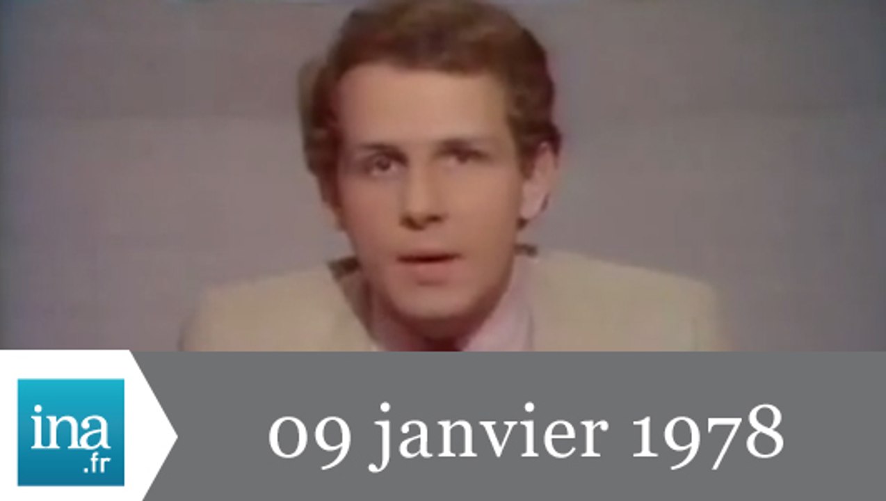20h Antenne 2 du 09 janvier 1978 - Archive INA