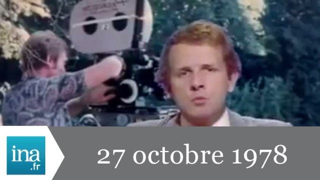 20h Antenne 2 du 27 octobre 1978 - Prix Nobel de la paix - Archive INA