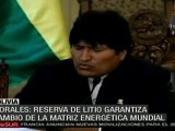 Con litio, Bolivia promete energía limpia y accesible para