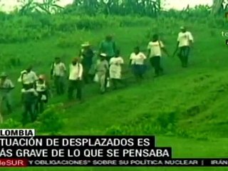 Colombia: país con mayor número de desplazados, después de Sudán