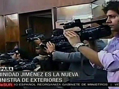 Trinidad Jiménez sustituye a Moratinos como canciller de España