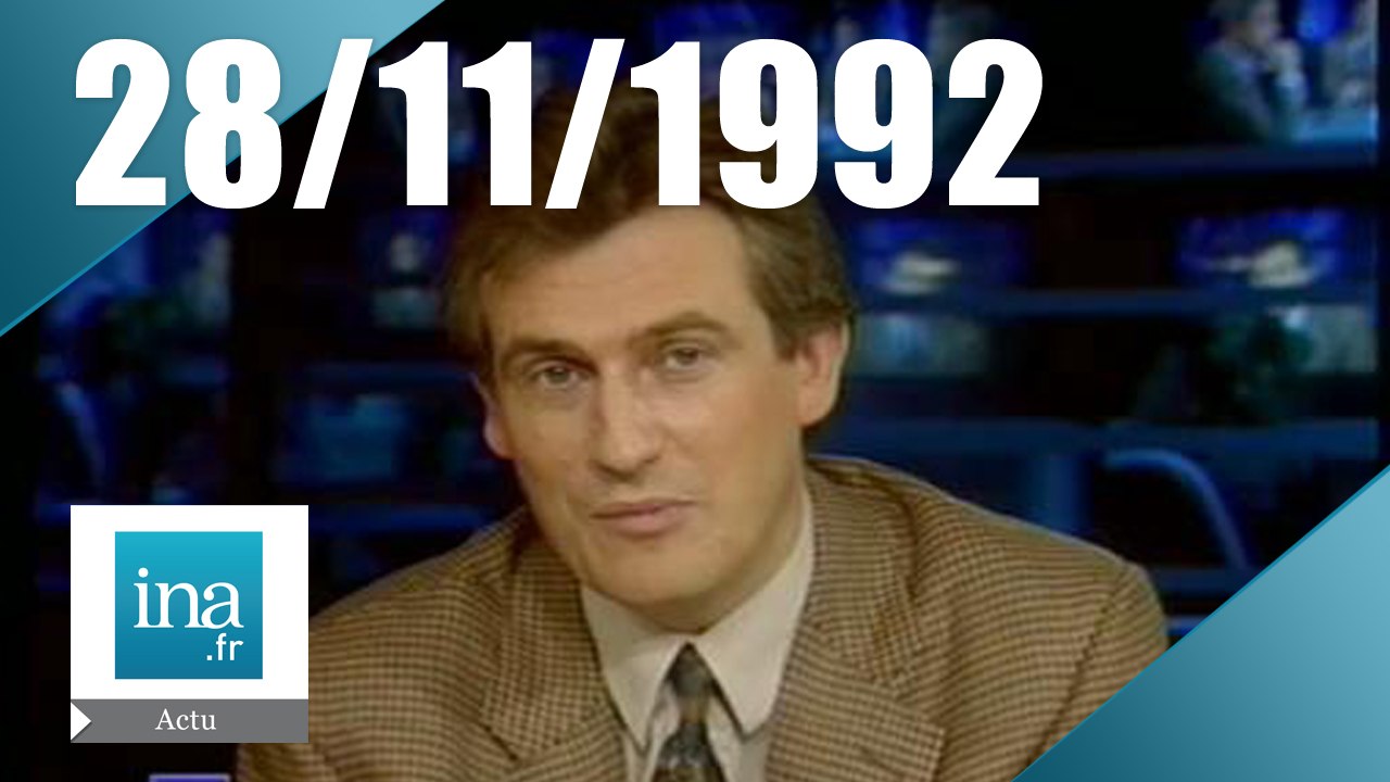 19/20 FR3 du 28 novembre 1992 - le procès Paul Touvier | Archive INA