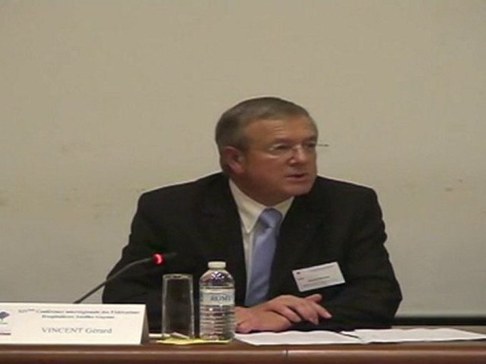 Discours de M. Gérard Vincent