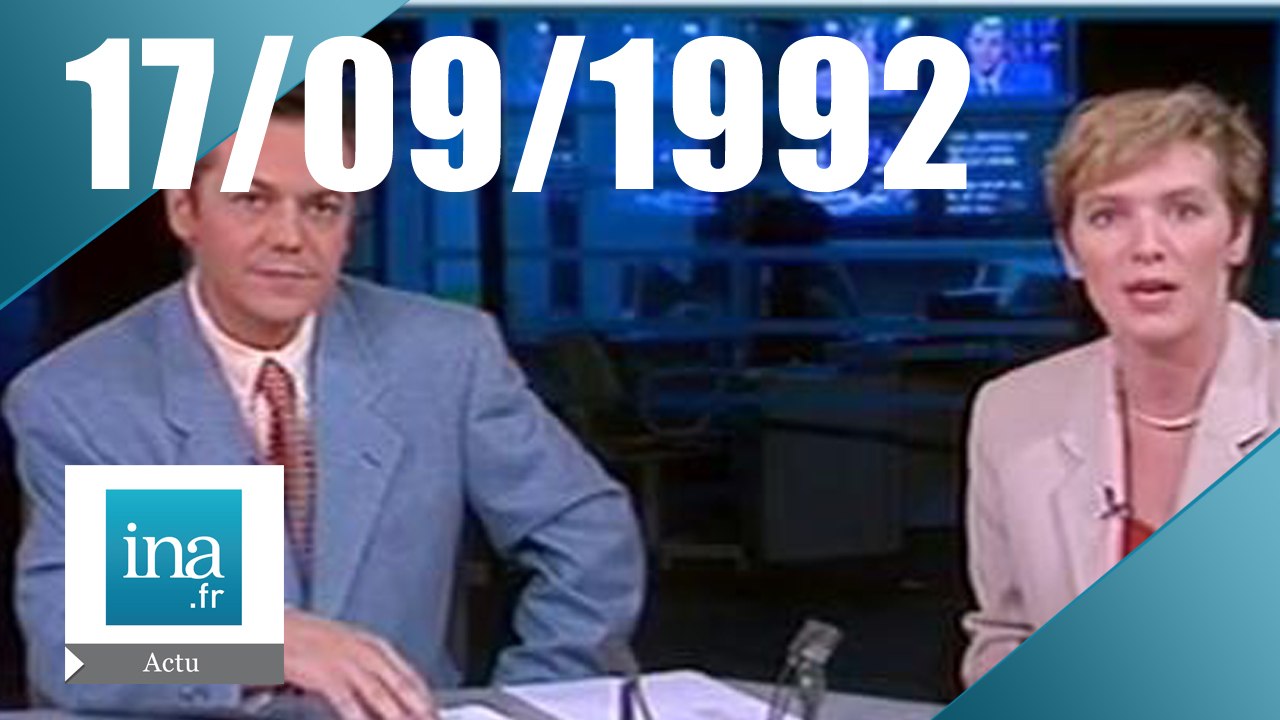 19/20 FR3 du 17 septembre 1992 - Référendum pour Maastricht | Archive INA