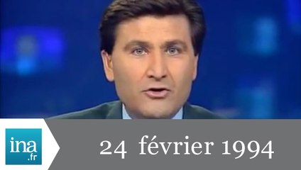 20h France 2 du 24 février 1994 - mort de 4 appelés à Brest - Archive INA