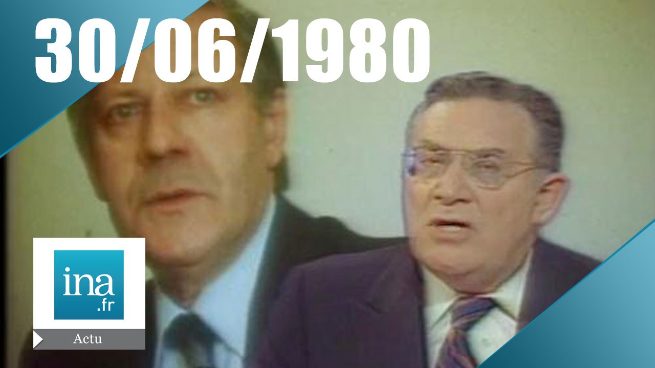 20h Antenne 2 du 30 juin 1980 | Archive INA