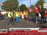 Retraites : Les blocages continuent à Lille
