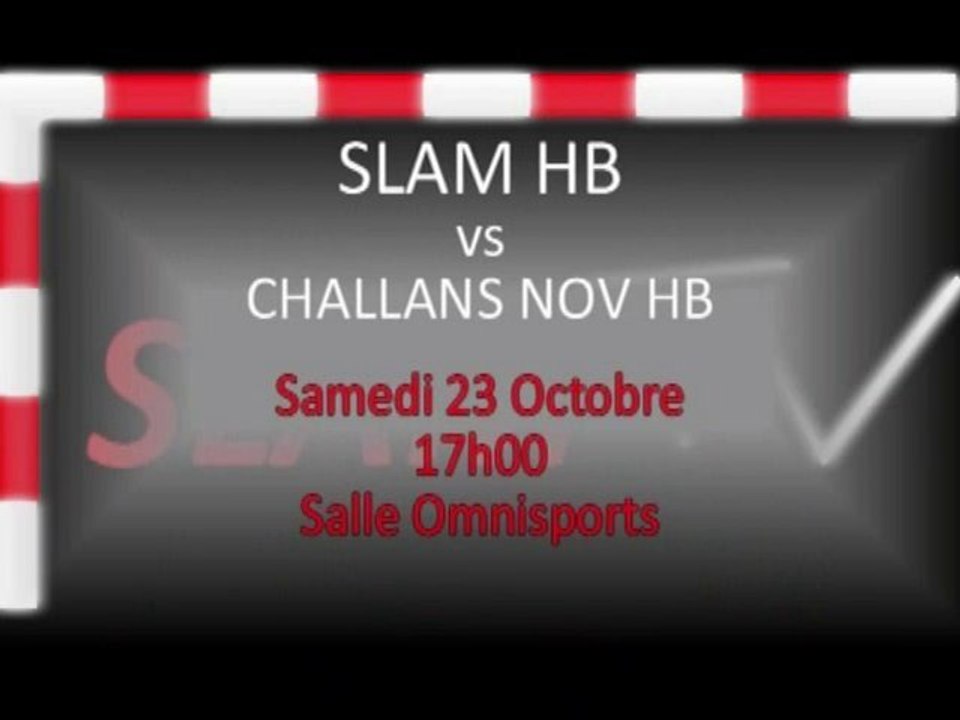 Bande Annonce -18 SLAM HB vs Challans NOVHB