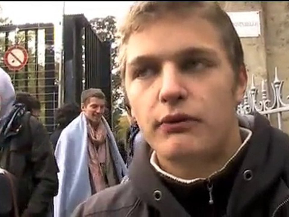 interview d'un lycéen, grève sur la réforme des retraites