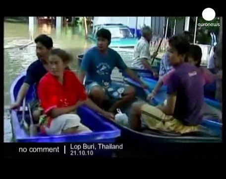 Severe floods hit about a quarter of Thailand - no comment